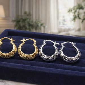 Peacock Aura Statement Earrings