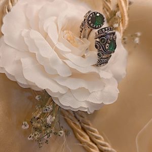 Emerald Antique Wrap Ring