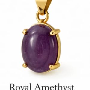 Vallari Celestial Royal Amethyst Pendent