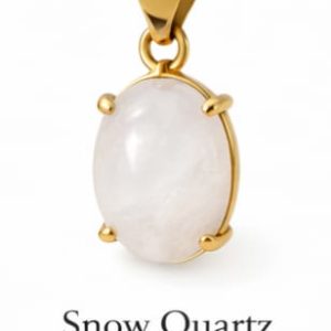Vallari Celestial Snow Quartz Pendent