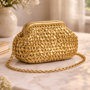 Aurum Weave Clutch